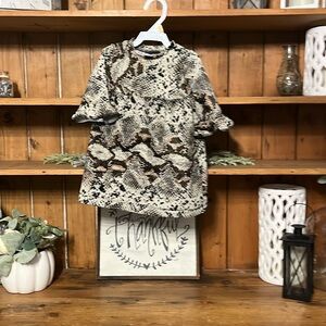 Snake print dress size 6 months